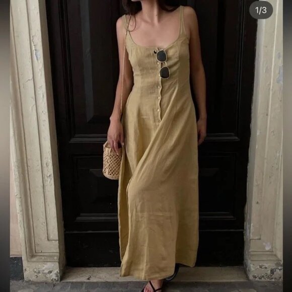Doen Lantana Dress in Oaken - XS - Picture 1 of 5